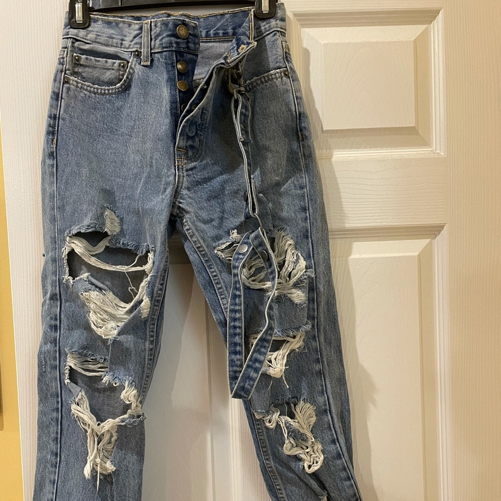 CARMAR//LF JEANS WITH THIGH HARNESS